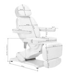Fauteuil De Coiffure Électrique Sillon Classic 3 Moteurs Blanc 19