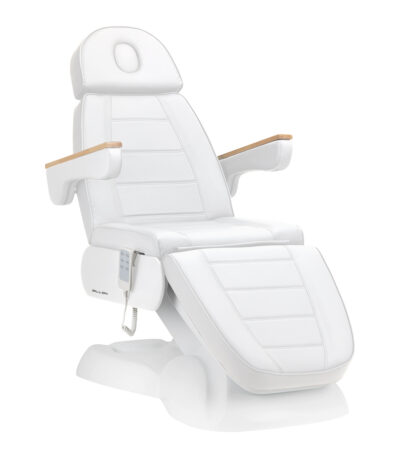 Fauteuil De Coiffure Électrique Sillon Lux 273B 3 Moteurs Blanc