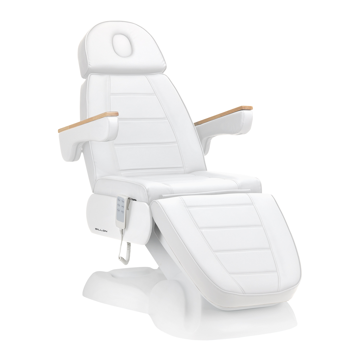 Fauteuil De Coiffure Électrique Sillon Lux 273B 3 Moteurs Blanc Fauteuil De Coiffure Électrique Sillon Lux 273B 3 Moteurs Blanc