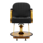 Fauteuil De Coiffure Gabbiano Acri Or – Noir 2