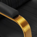 Fauteuil De Coiffure Gabbiano Acri Or – Noir 4