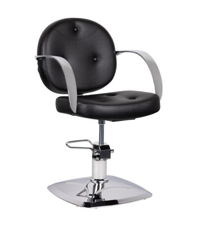 Fauteuil De Coiffure Gabbiano Asti Noir