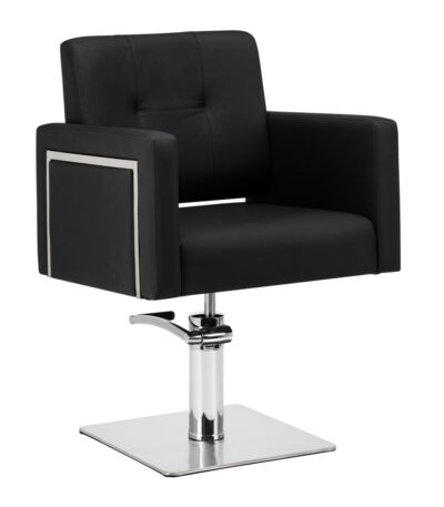 Fauteuil De Coiffure Gabbiano Bergamo Noir