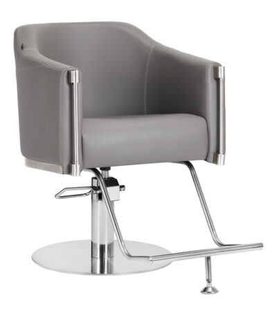 Fauteuil De Coiffure Gabbiano Burgos Gris