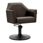 Fauteuil De Coiffure Gabbiano Davos Marron