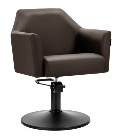 Fauteuil De Coiffure Gabbiano Davos Marron