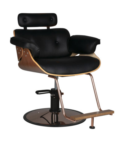 Fauteuil De Coiffure Gabbiano Florence En Noyer Noir