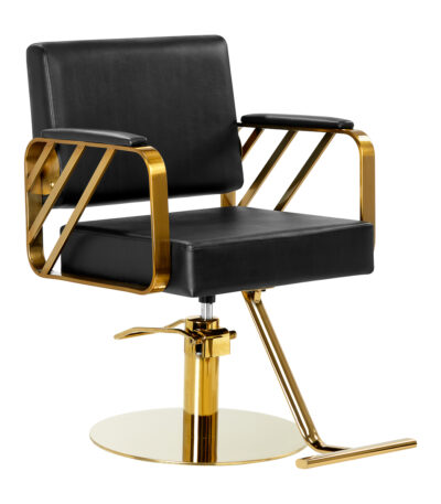 Fauteuil De Coiffure Gabbiano Genua Or Noir