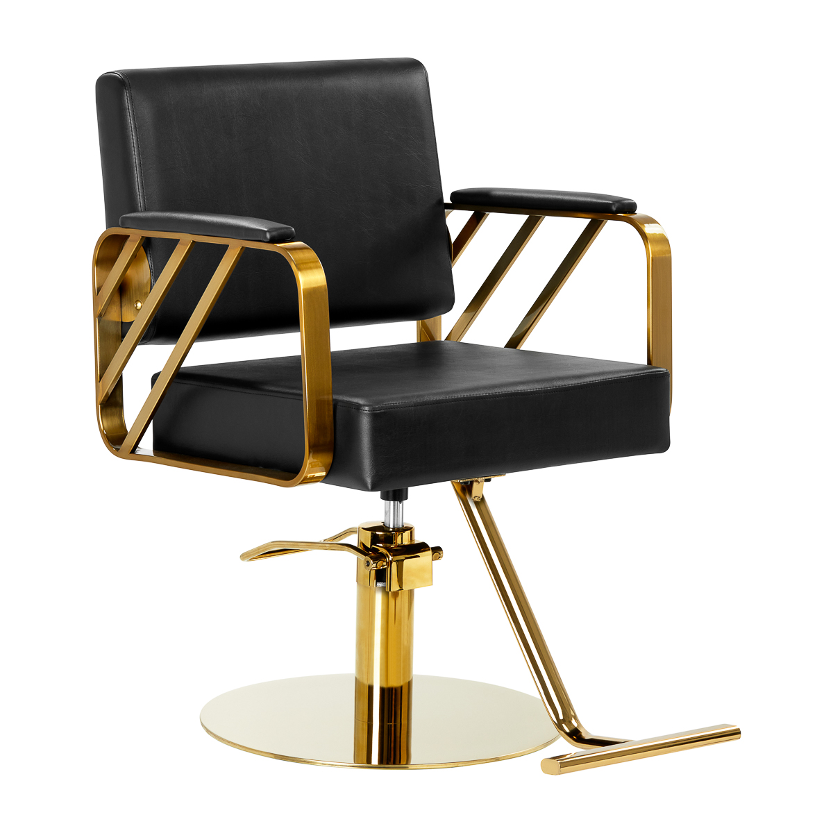Fauteuil De Coiffure Gabbiano Genua Or Noir Fauteuil De Coiffure Gabbiano Genua Or Noir