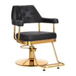 Fauteuil De Coiffure Gabbiano Granda Or Noir
