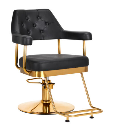Fauteuil De Coiffure Gabbiano Granda Or Noir