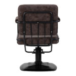 Fauteuil De Coiffure Gabbiano Katania Loft Old Leather Marron Foncé 3