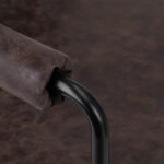 Fauteuil De Coiffure Gabbiano Katania Loft Old Leather Marron Foncé 4