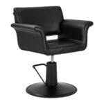 Fauteuil De Coiffure Gabbiano Lucca Noir