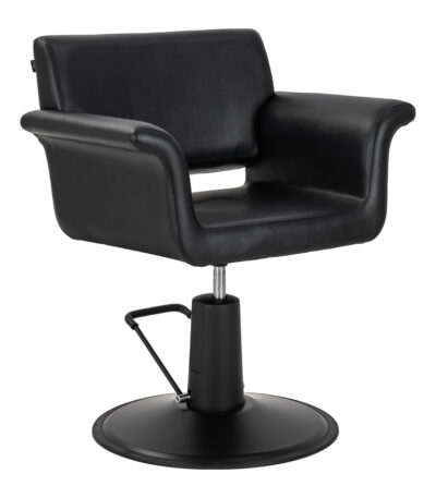 Fauteuil De Coiffure Gabbiano Lucca Noir