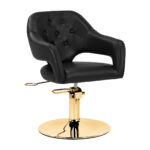 Fauteuil De Coiffure Gabbiano Parma Gold Black