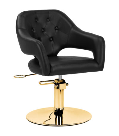 Fauteuil De Coiffure Gabbiano Parma Gold Black