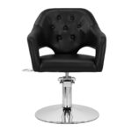 Fauteuil De Coiffure Gabbiano Parma Noir 1