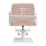 Fauteuil De Coiffure Gabbiano Porto Blanc Beige 2