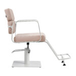 Fauteuil De Coiffure Gabbiano Porto Blanc Beige 3