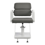 Fauteuil De Coiffure Gabbiano Porto Blanc Gris 1