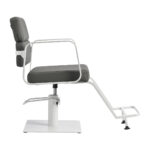 Fauteuil De Coiffure Gabbiano Porto Blanc Gris 3