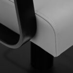 Fauteuil De Coiffure Gabbiano Porto-Bm Noir Et Gris 5