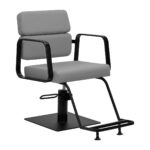 Fauteuil De Coiffure Gabbiano Porto-Bm Noir Et Gris