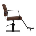 Fauteuil De Coiffure Gabbiano Porto Chocolat Noir 1