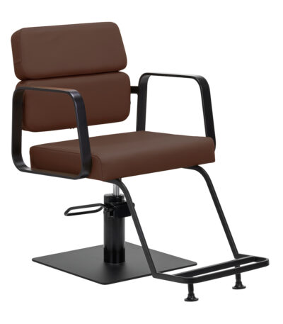 Fauteuil De Coiffure Gabbiano Porto Chocolat Noir