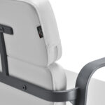 Fauteuil De Coiffure Gabbiano Porto Gris Blanc 6