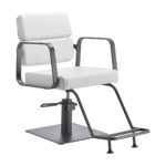 Fauteuil De Coiffure Gabbiano Porto Gris Blanc