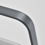 Fauteuil De Coiffure Gabbiano Porto Gris Blanc 4