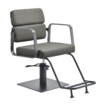 Fauteuil De Coiffure Gabbiano Porto Gris Gris