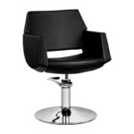 Fauteuil De Coiffure Gabbiano Santiago Noir