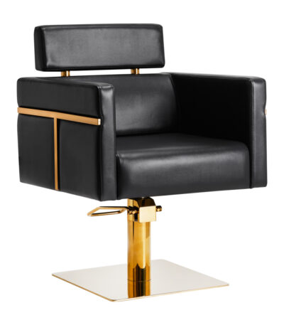 Fauteuil De Coiffure Gabbiano Toledo Or Noir
