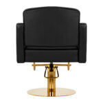 Fauteuil De Coiffure Gabbiano Turyn Noir Or 2