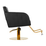 Fauteuil De Coiffure Gabbiano Turyn Noir Or 3