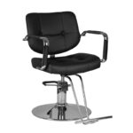 Fauteuil De Coiffure Gabbiano Vigo Noir