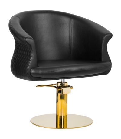 Fauteuil De Coiffure Gabbiano Wersal Or Noir