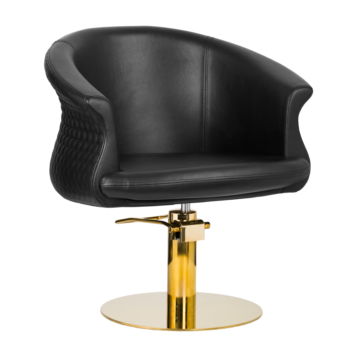 Fauteuil De Coiffure Gabbiano Wersal Or Noir Fauteuil De Coiffure Gabbiano Wersal Or Noir