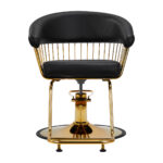 Fauteuil De Coiffure Hair System Lile Or Noir 2