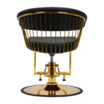 Fauteuil De Coiffure Hair System Lile Or Noir 3