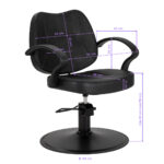Fauteuil De Coiffure Hair System S20 Noir 9