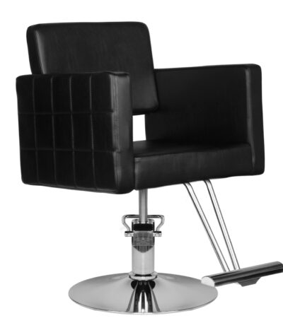 Fauteuil De Coiffure Hs33 Noir Avec Système Capillaire