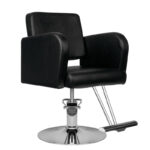 Fauteuil De Coiffure Hs92 Noir Avec Système Capillaire