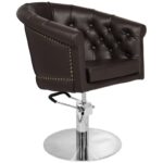 Fauteuil De Coiffure Marron Gabbiano London