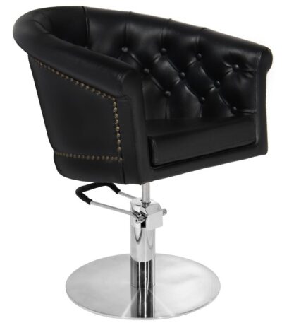 Fauteuil De Coiffure Noir Gabbiano