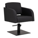 Fauteuil De Coiffure Noir Gabbiano Elda