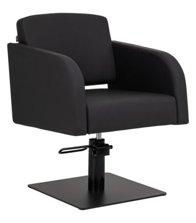 Fauteuil De Coiffure Noir Gabbiano Elda